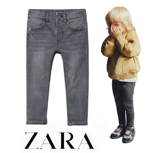 ZARA Kids | Dark Gray | SKINNY JEANS - Picture 1 of 3